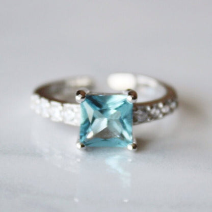 Something blue wedding ring