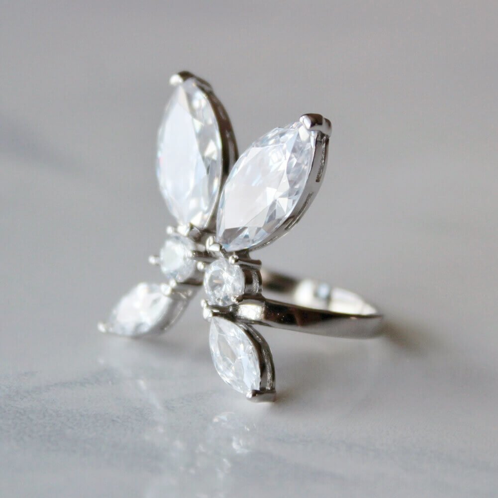 Amazon butterfly ring